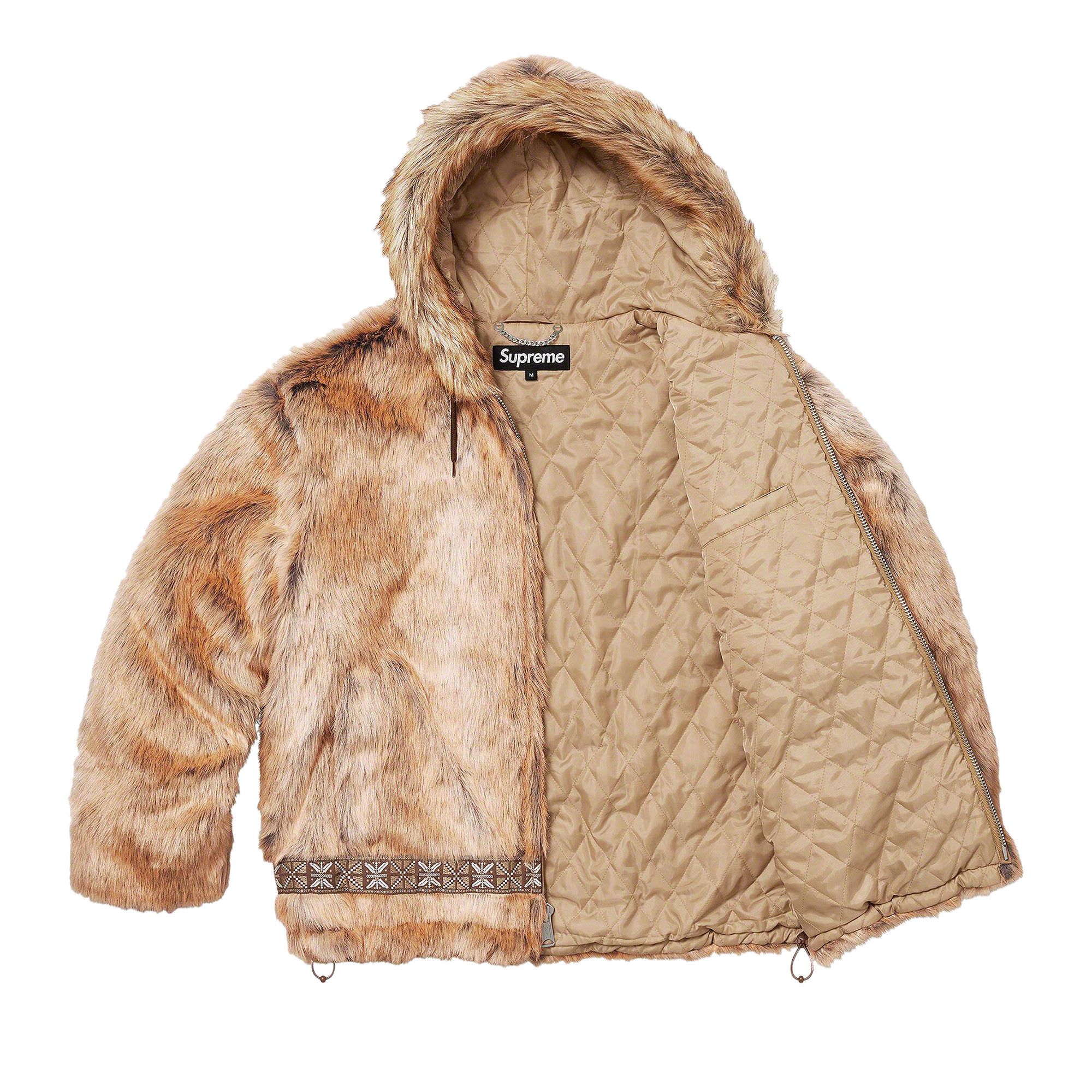Buy Supreme Faux Fur Parka 'Brown' - FW23J122 BROWN | GOAT