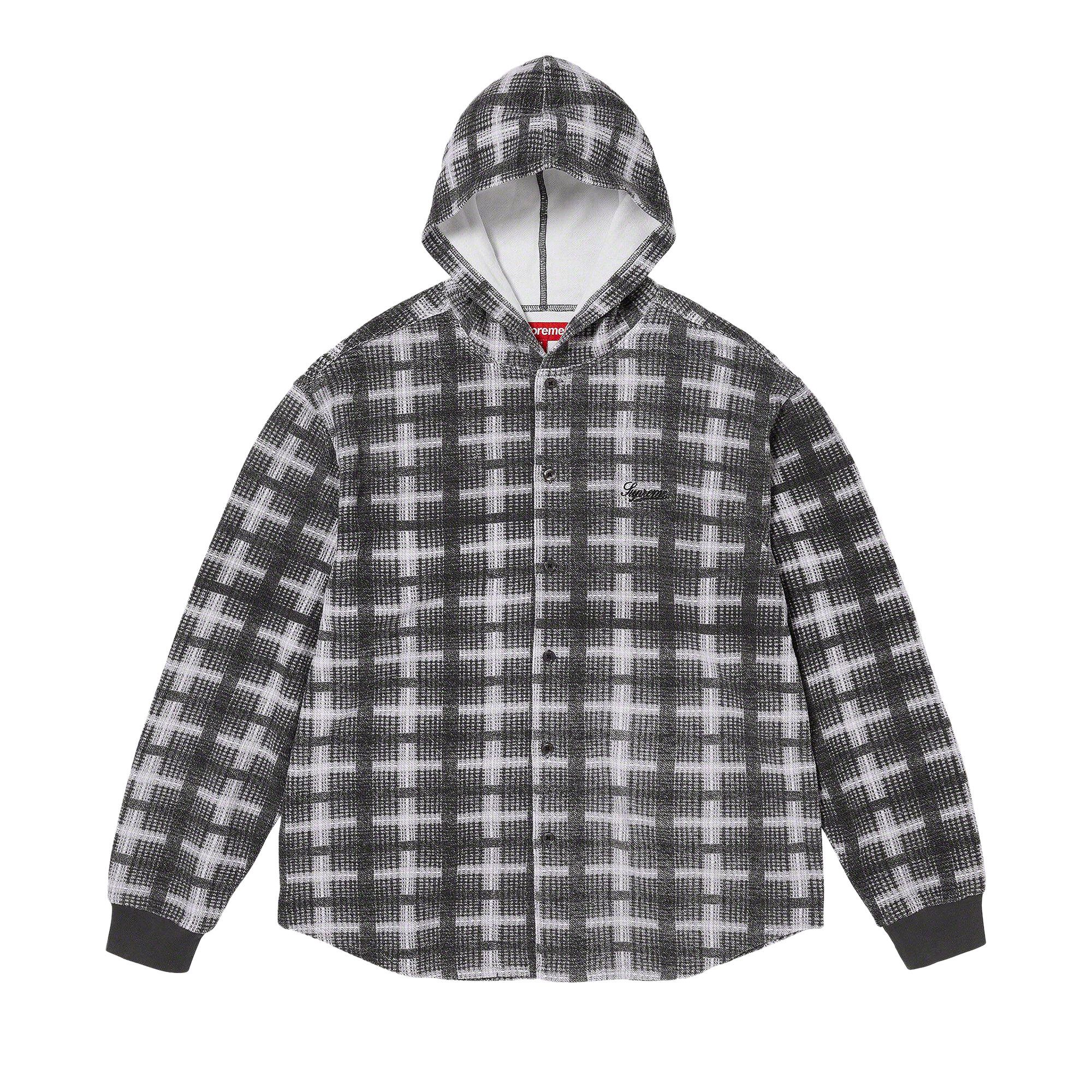X Supreme Plaid Hooded Hooded Zip Up Supreme Plaid Hoodie Buy