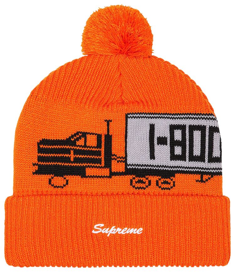 Supreme 18 Wheeler Beanie Orange