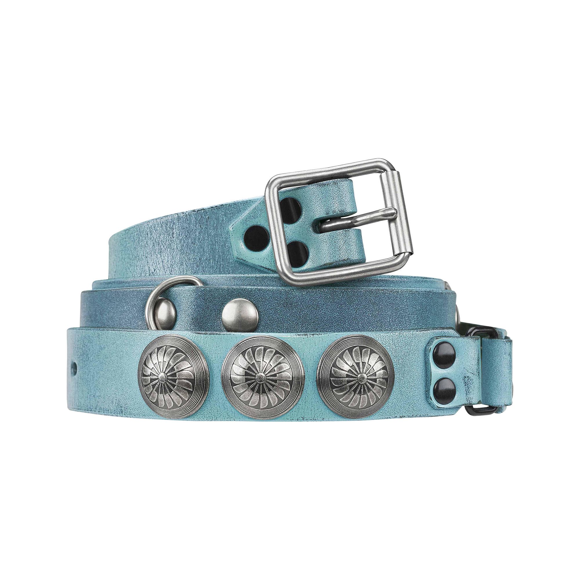 Buy Supreme x blackmeans Concho Leather Belt 'Light Green