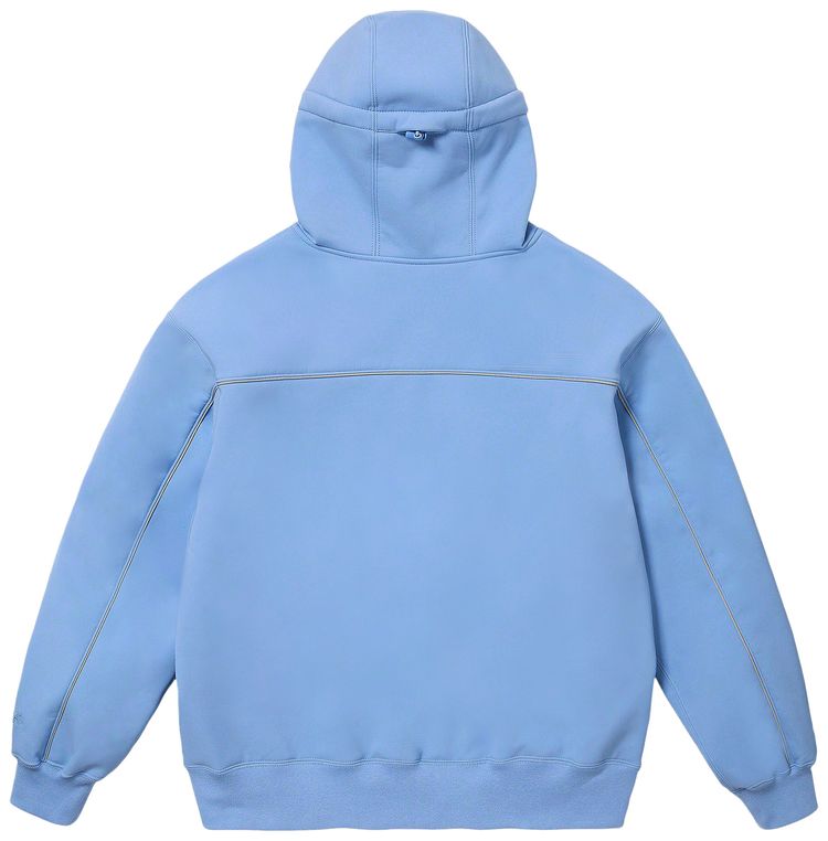 Supreme WINDSTOPPER Zip Up Hooded Sweatshirt Light Blue