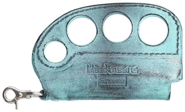 Supreme x blackmeans Leather Lighter Case Light Green