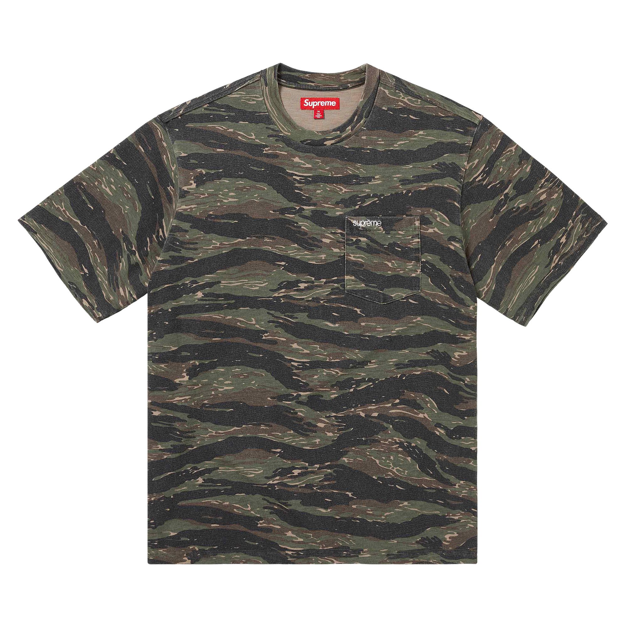 Buy Supreme Short-Sleeve Pocket Tee 'Tiger Camo' - SS24KN19 TIGER