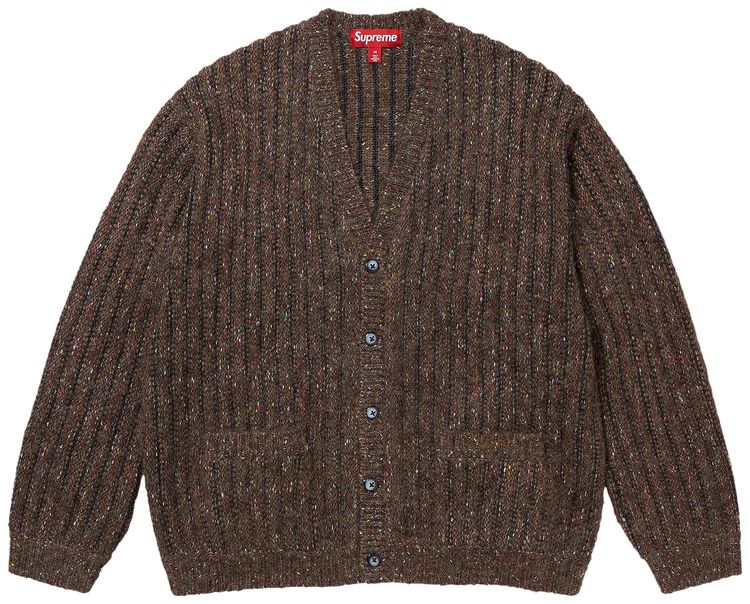 Supreme Confetti Cardigan Brown