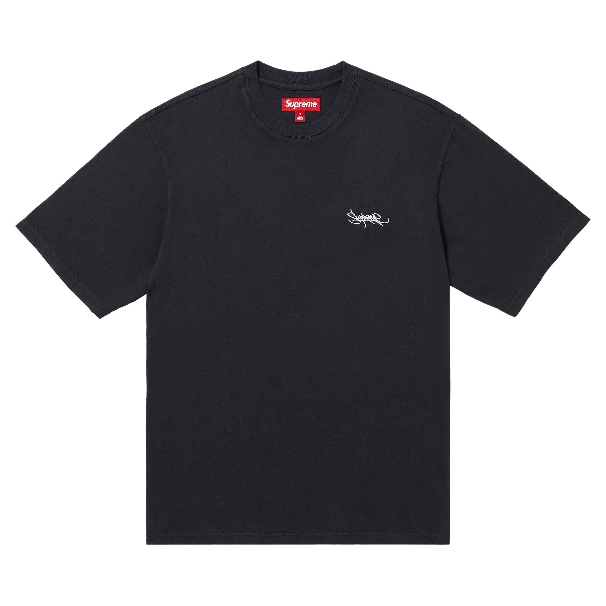 【公式】フジのお歳暮・冬ギフト - WEBカタログ掲載中 Short-Sleeve Tag Washed Supreme Buy Top SS24KN27 - 'Black' トップス