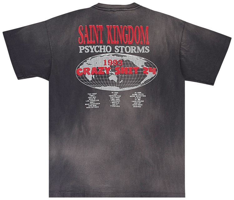 SAINT Mxxxxxx Saint Kingdom Tee Black