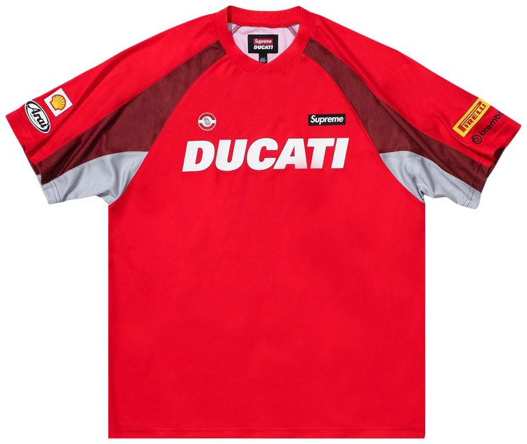Supreme x Ducati Soccer Jersey Red