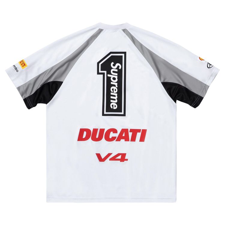 Supreme x Ducati Soccer Jersey White