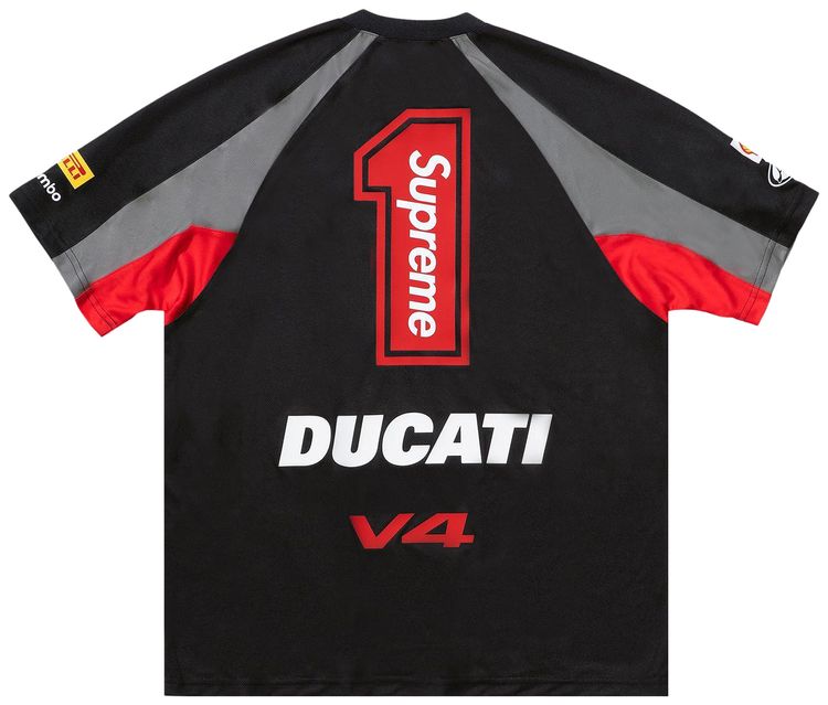Supreme x Ducati Soccer Jersey Black