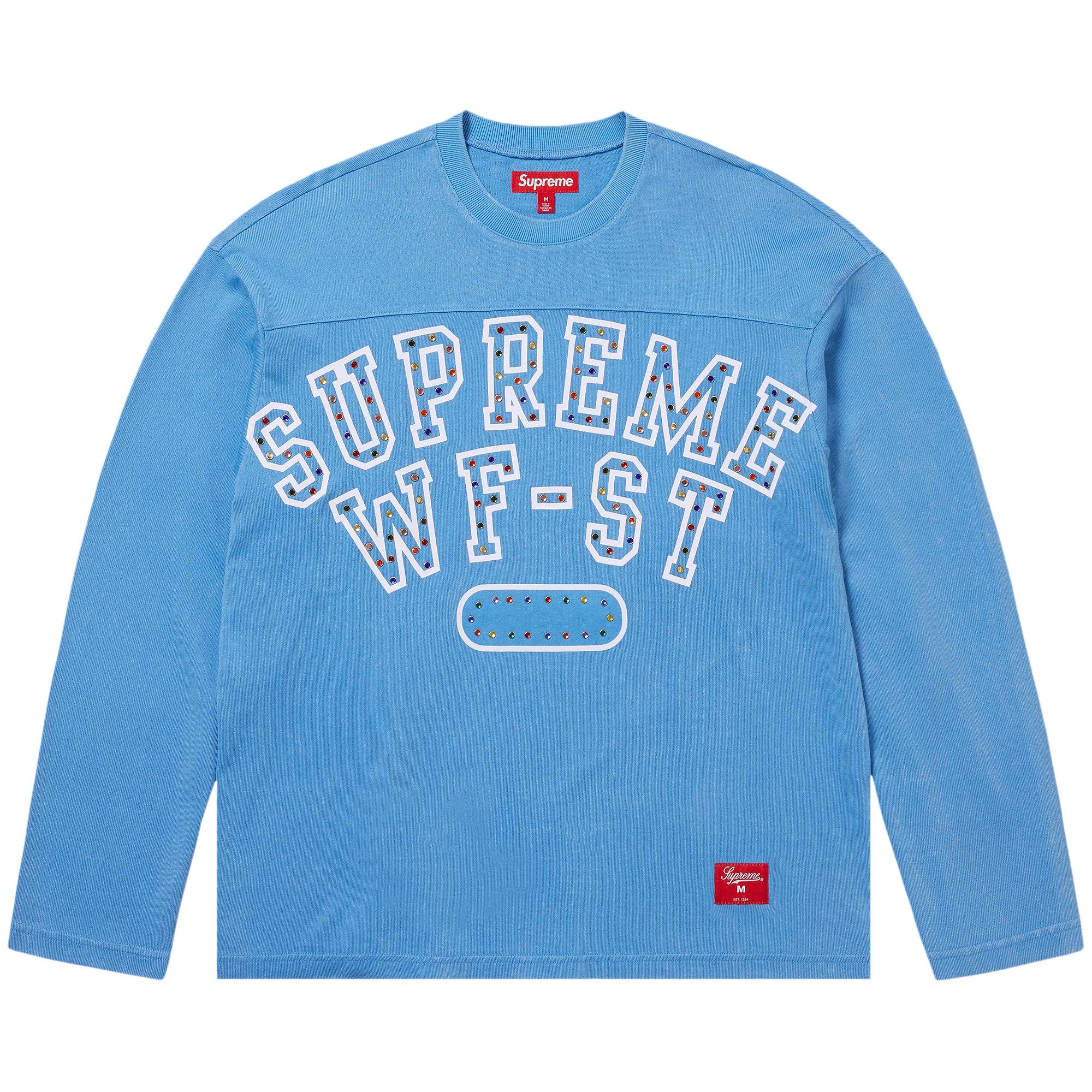Buy Supreme Athletic Studded Long Sleeve Top Blue FW24KN80 BLUE GOAT