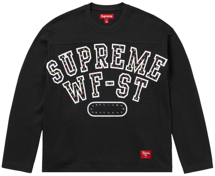 Buy Supreme Athletic Studded Long-Sleeve Top 'Black' FW24KN80