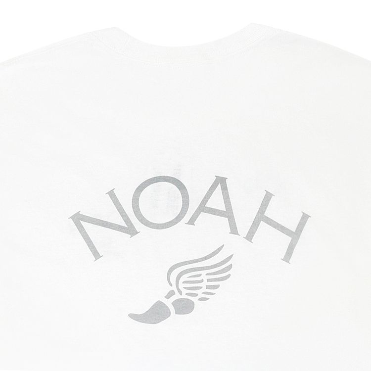 Noah Winged Foot Reflective T Shirt White