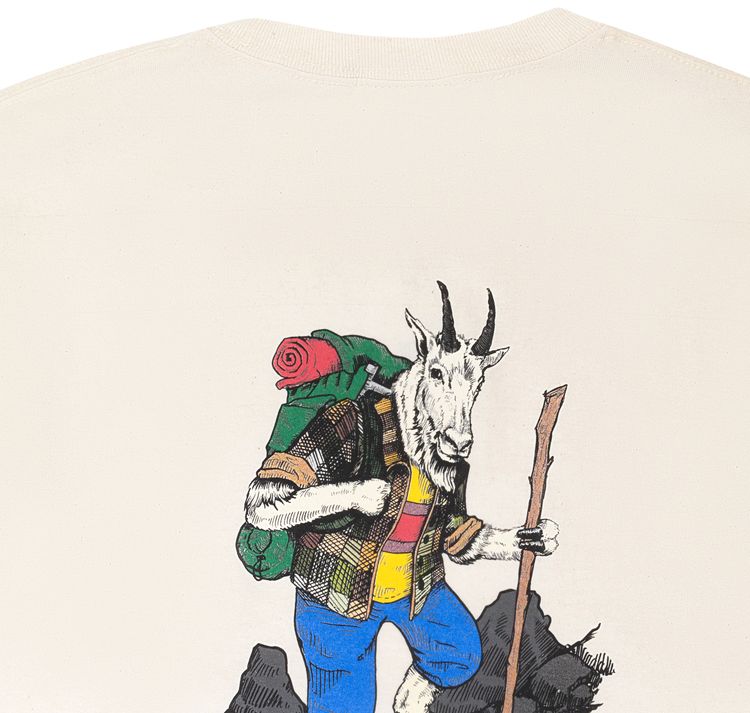 Noah Mountain Goat Long Sleeve T Shirt Oatmeal