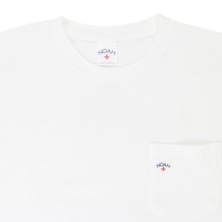 Noah Short Sleeve Pocket T Shirt White