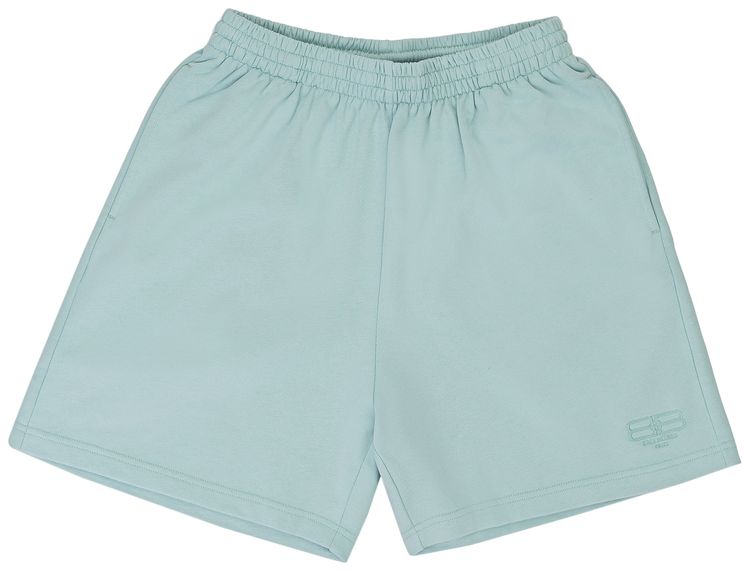 Balenciaga Sweat Shorts Aqua