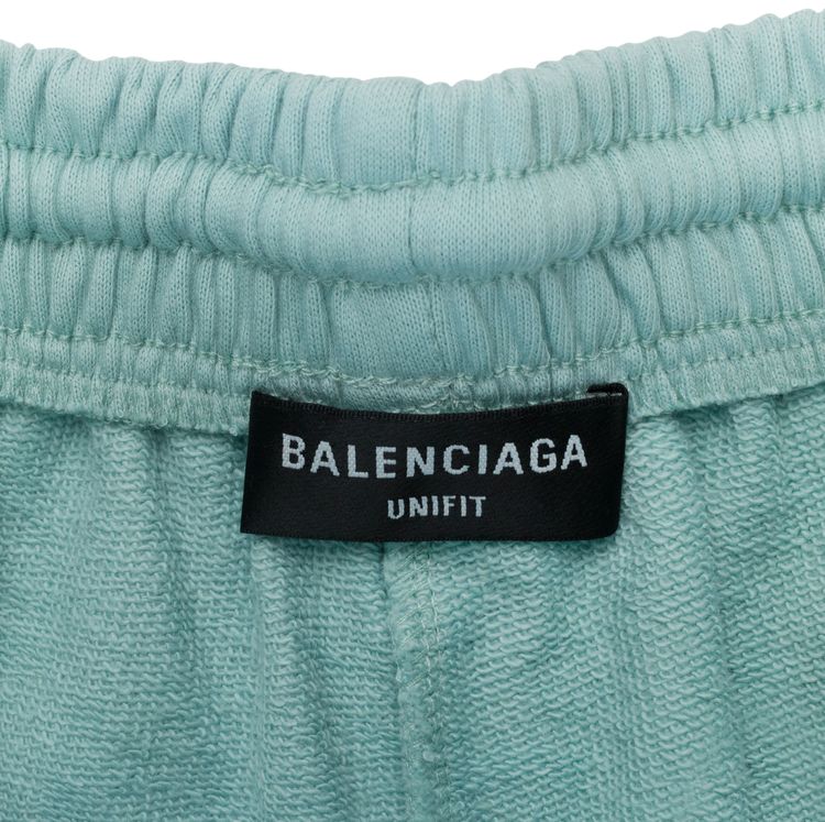 Balenciaga Sweat Shorts Aqua