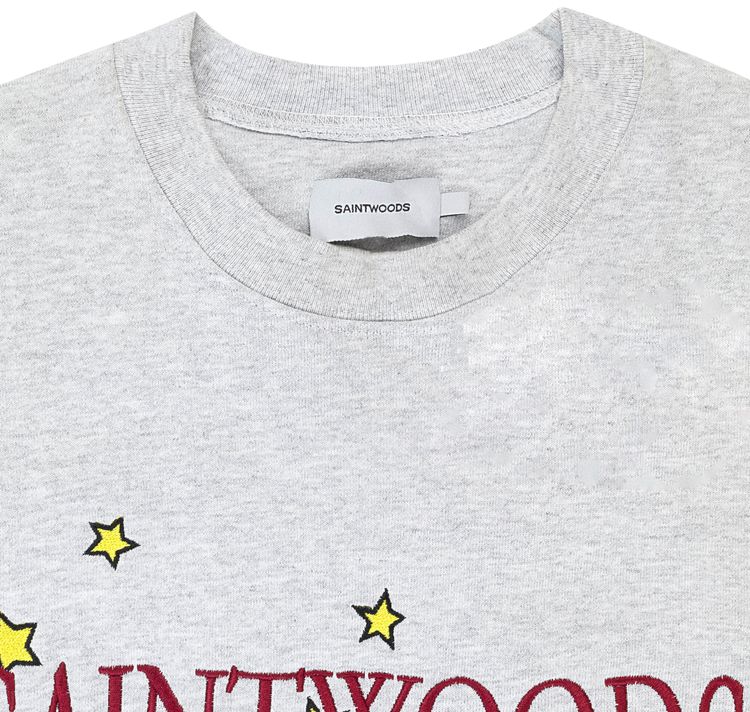 Saintwoods Galactic Classics Crewneck Ash White
