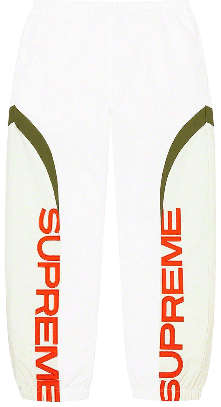 Supreme Curve Track Pant White