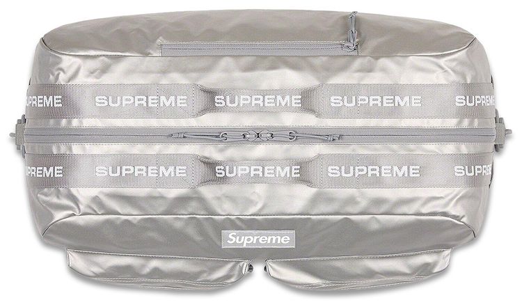 Supreme Duffle Bag Silver
