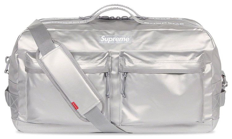 Supreme Duffle Bag Silver