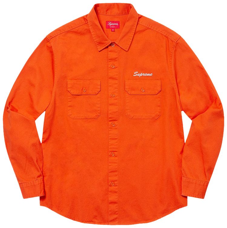Supreme Mary Work Shirt Orange