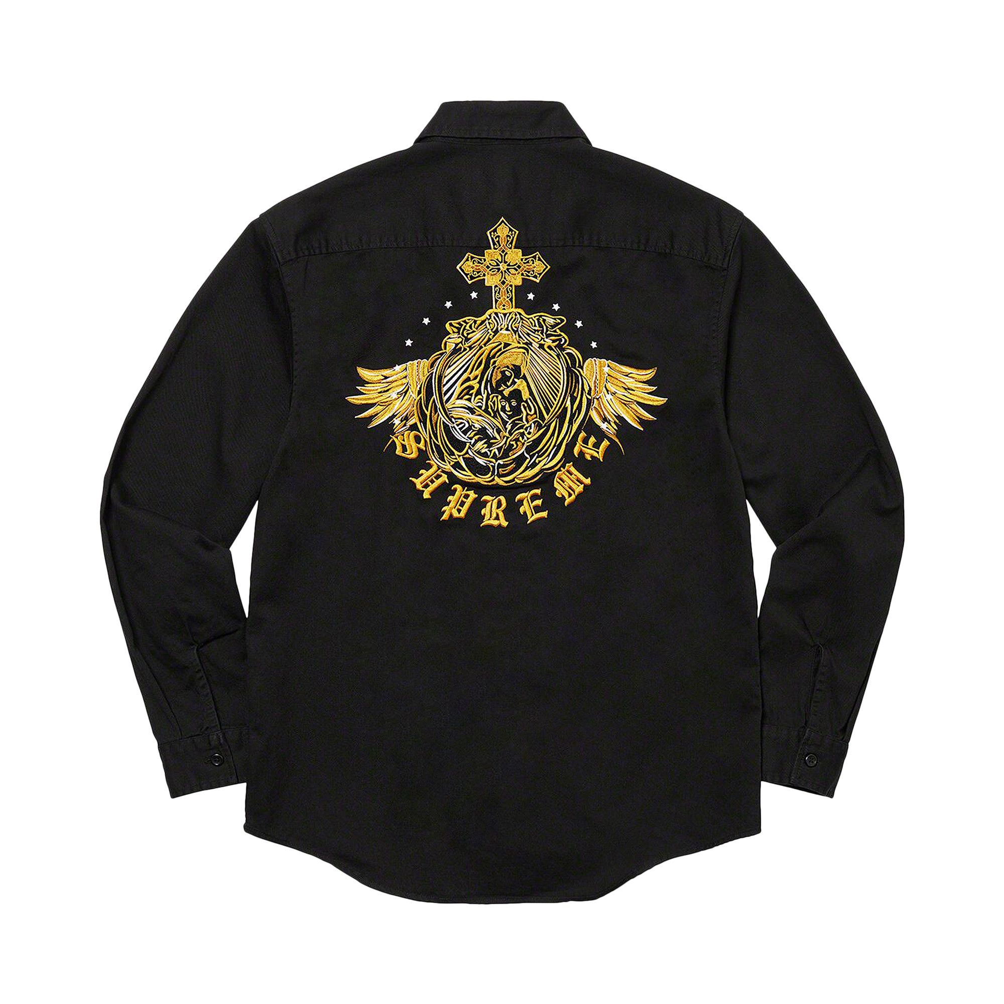 Buy Supreme Mary Work Shirt 'Black' - SS22S12 BLACK | GOAT