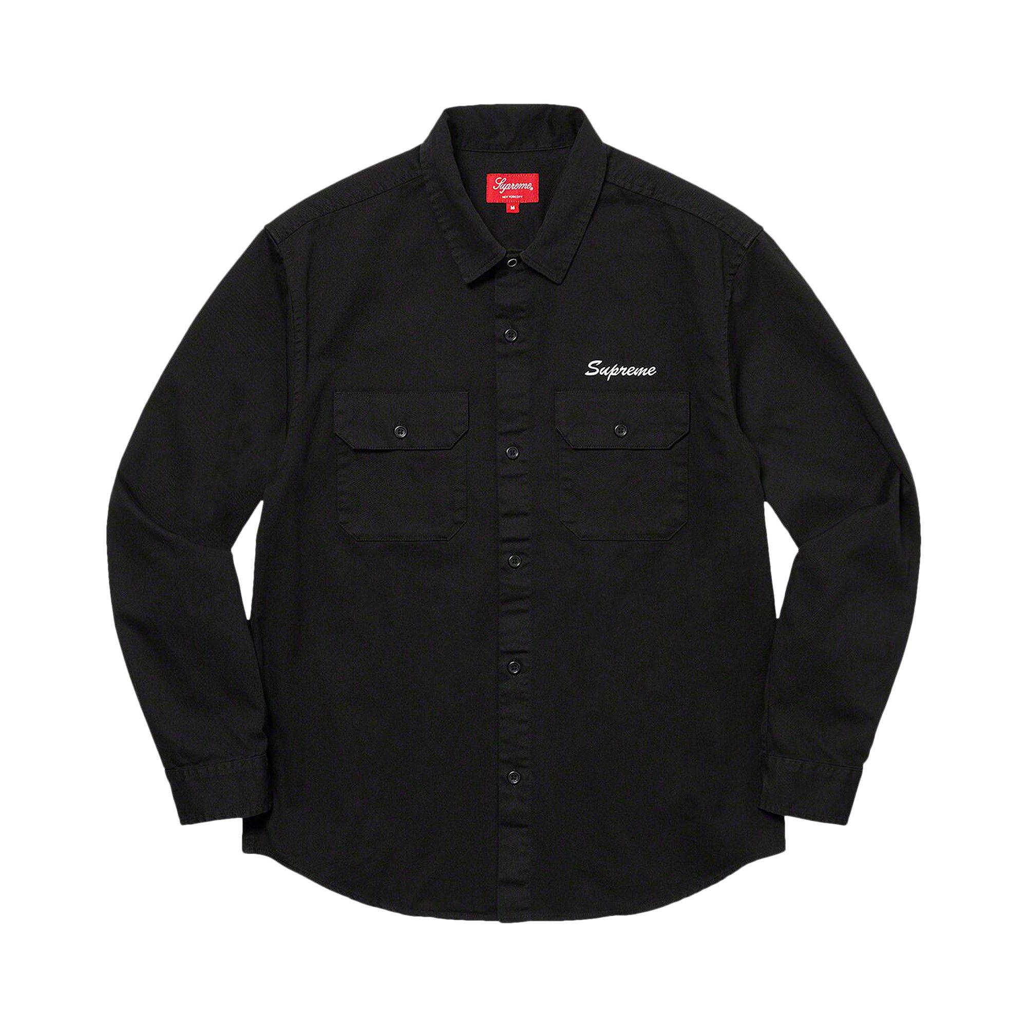 Buy Supreme Mary Work Shirt 'Black' - SS22S12 BLACK | GOAT