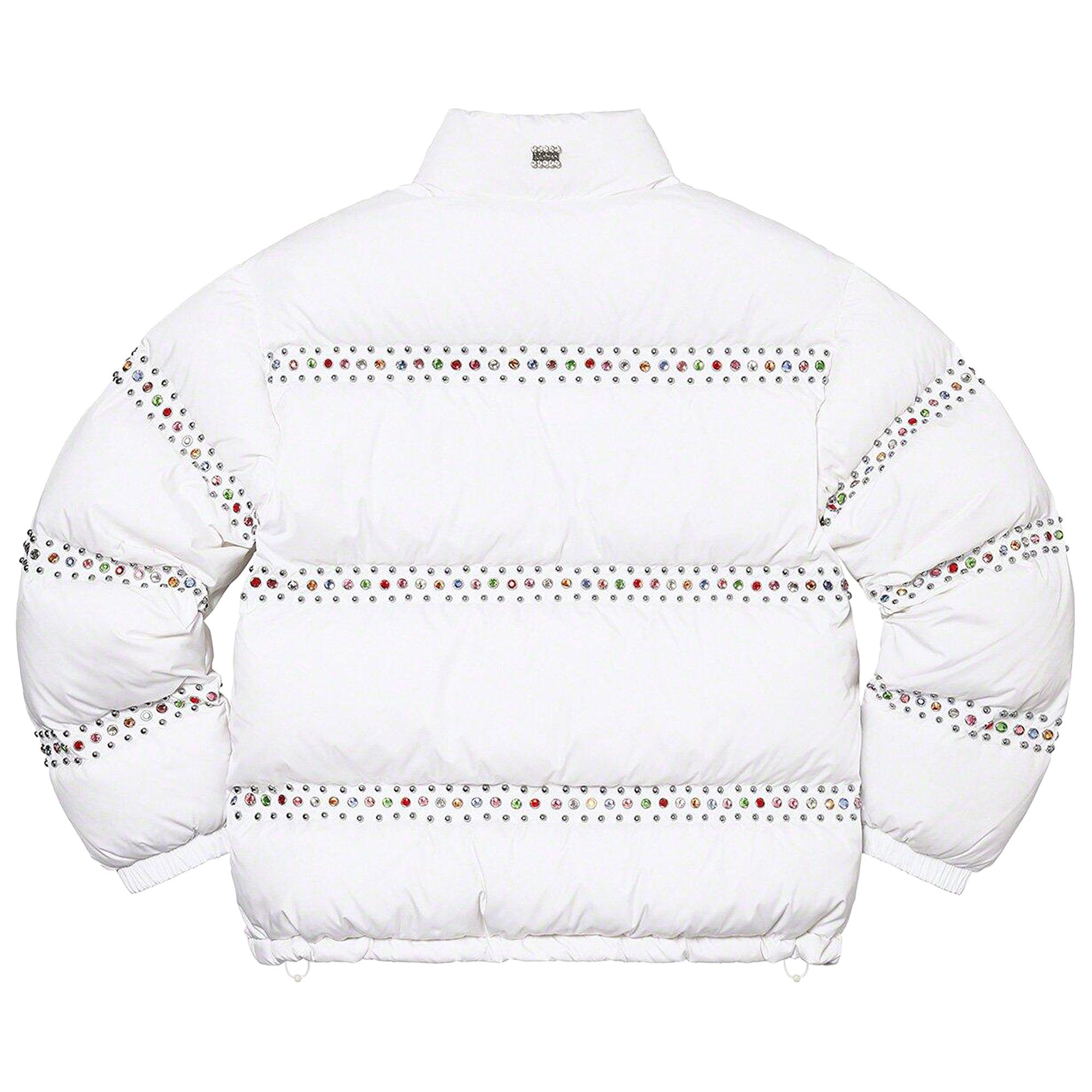 Buy Supreme x B.B. Simon Studded Puffer Jacket 'White