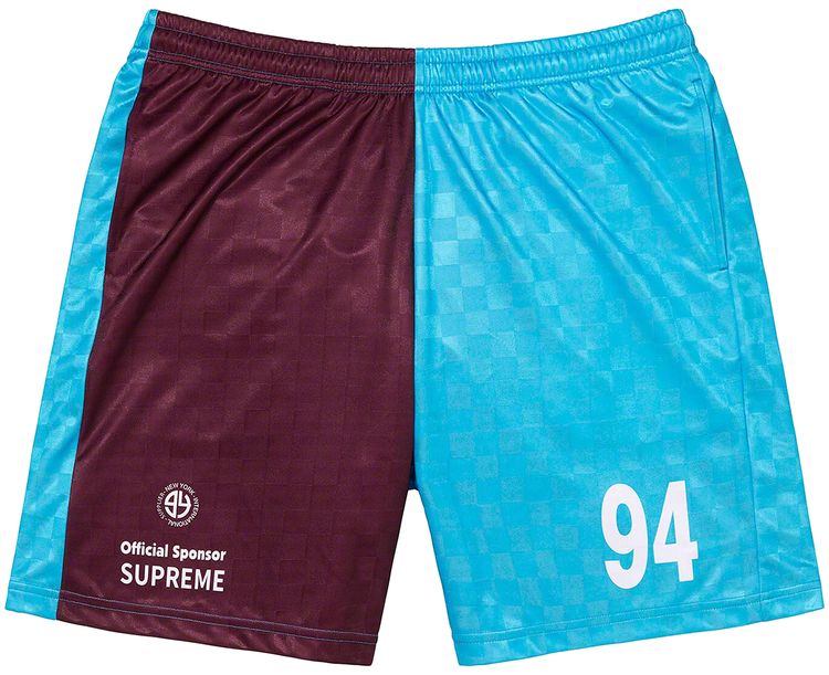 Supreme Split Soccer Short Burgundy