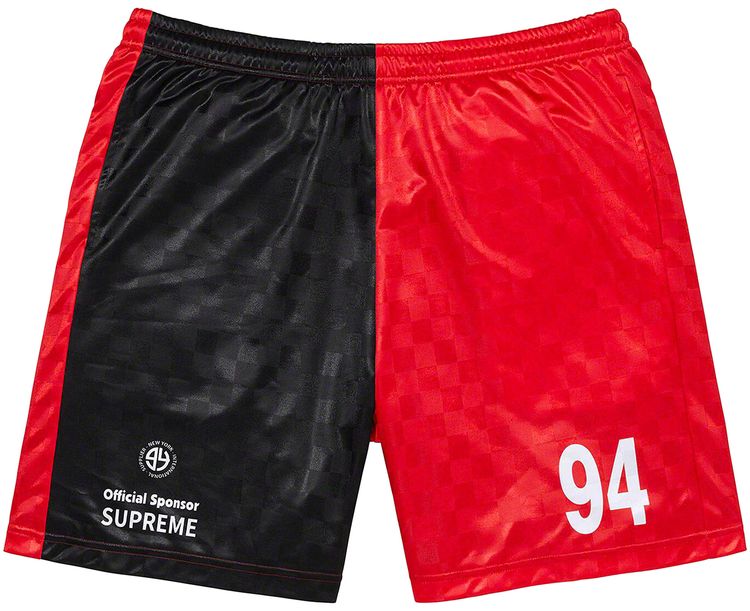 Supreme Split Soccer Short Black