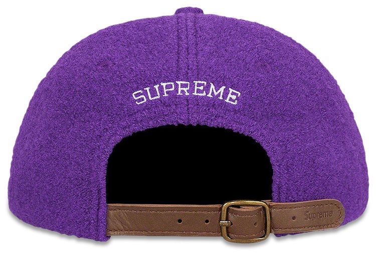 Supreme Boiled Wool S Logo 6 Panel Purple