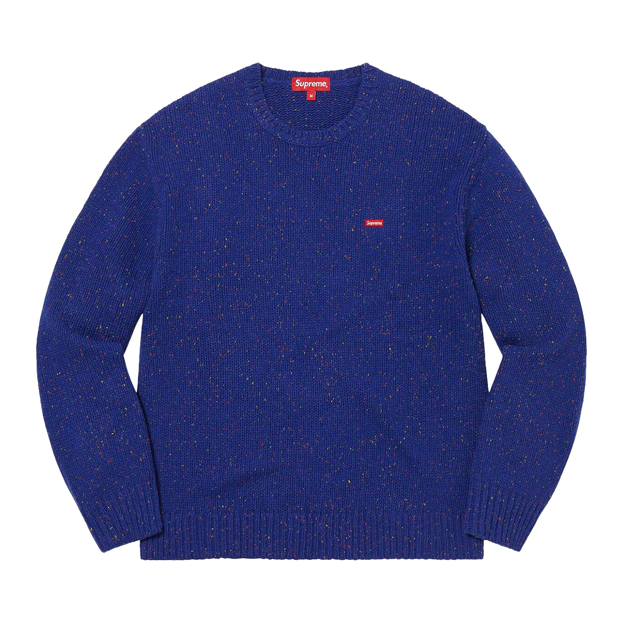 トップス supreme small box speckle sweater s Buy Supreme Small Box Speckle Sweater 'Royal' - FW22SK13 ROYAL | GOAT