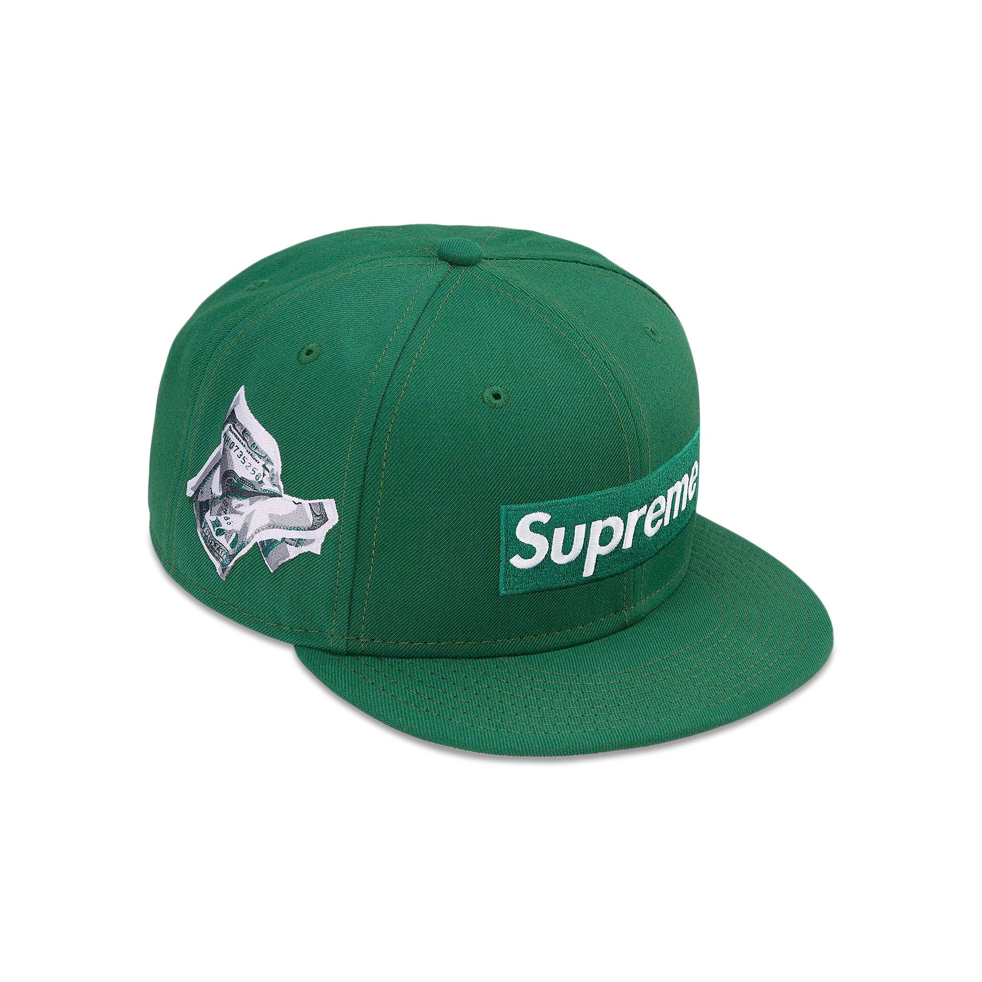 Supreme Money Box Logo New Era Dark Green - FW22 - US