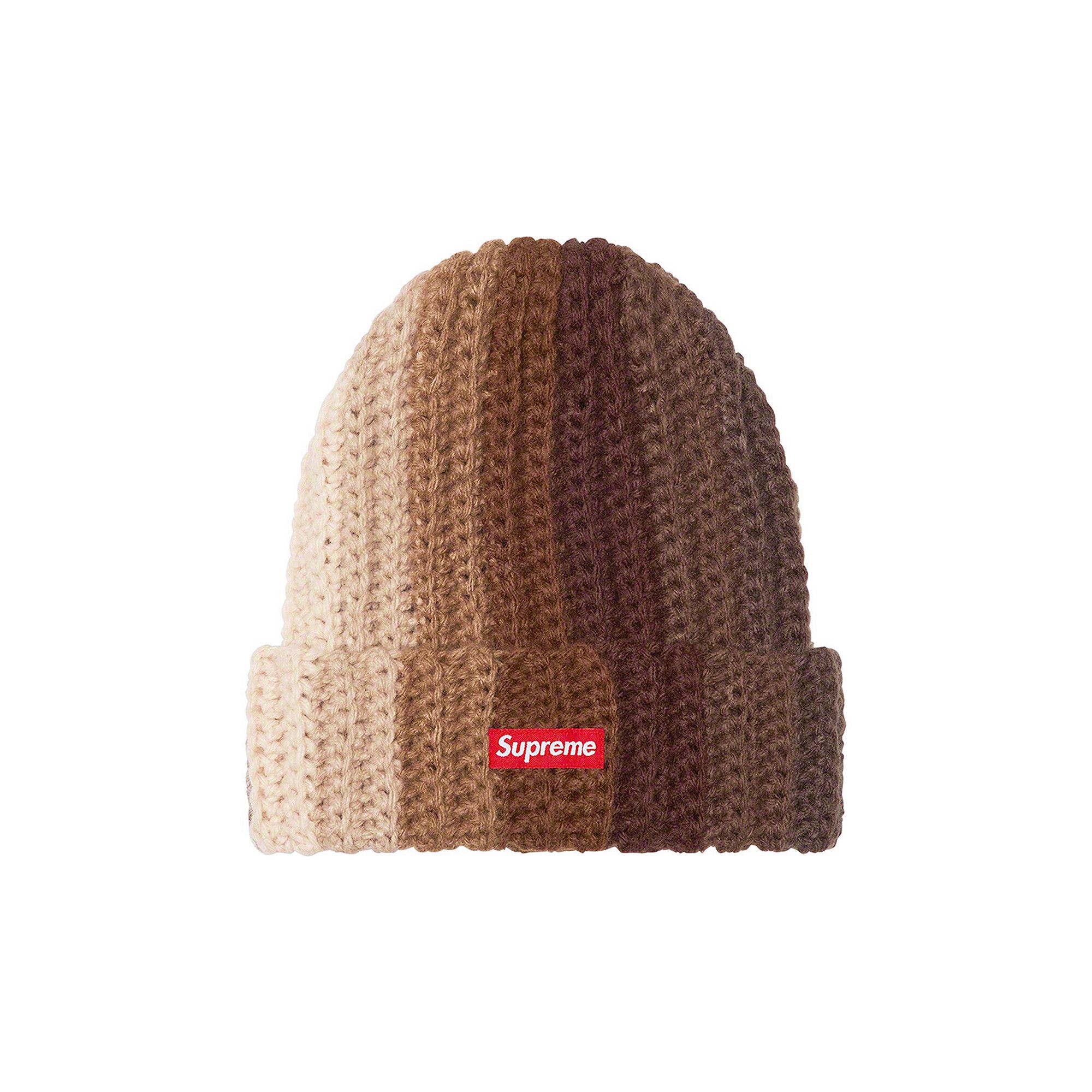 Buy Supreme Gradient Crochet Beanie 'Brown' - FW22BN62 BROWN