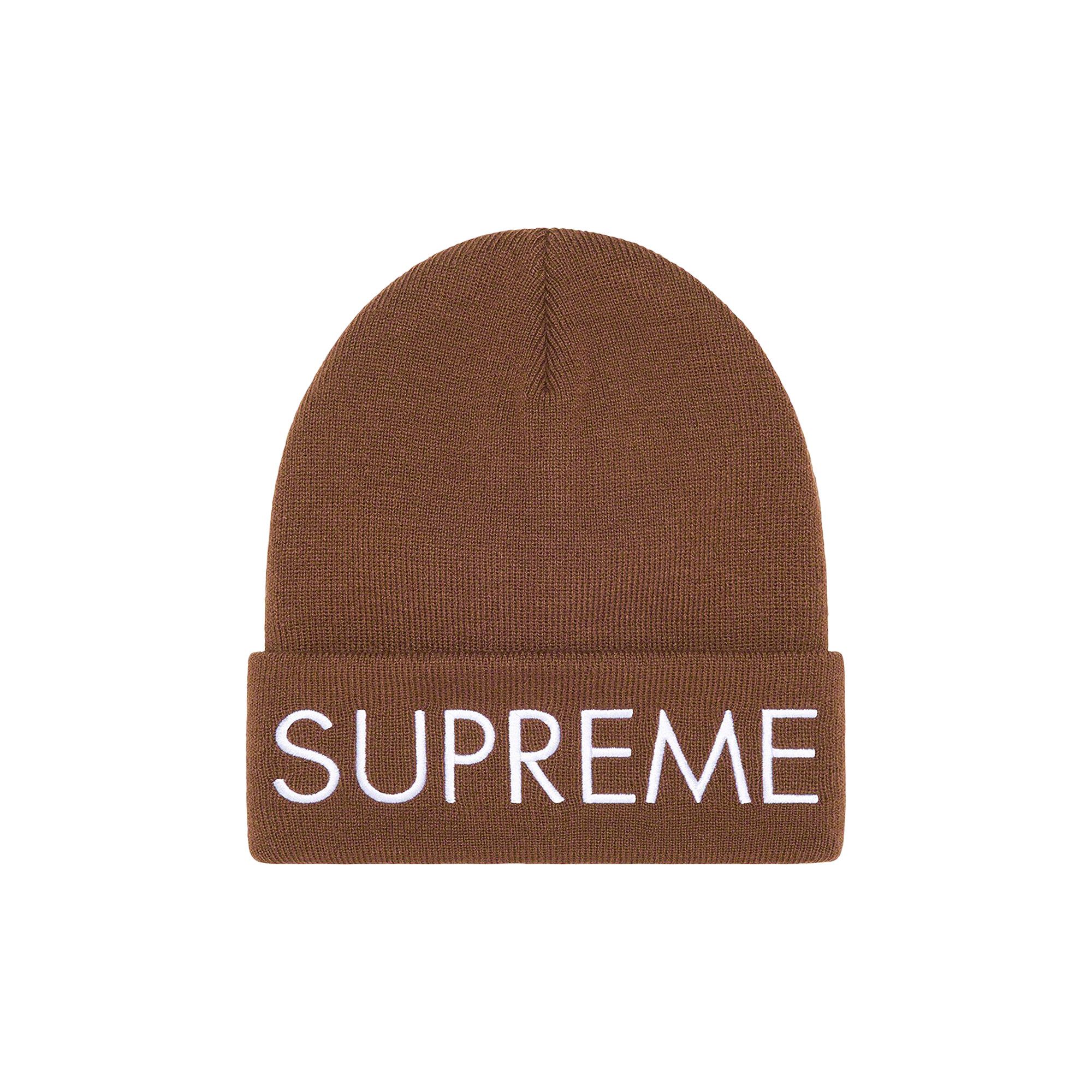 Buy Supreme Capital Beanie Brown FW22BN15 BROWN GOAT