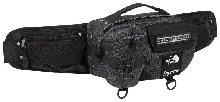 Supreme x The North Face Steep Tech Waist Bag Black Dragon