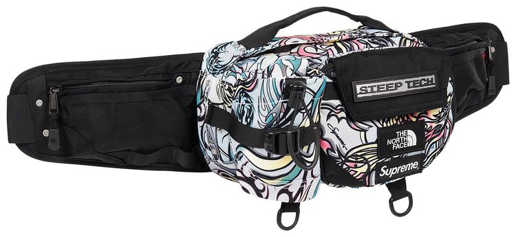 Supreme x The North Face Steep Tech Waist Bag Multicolor Dragon