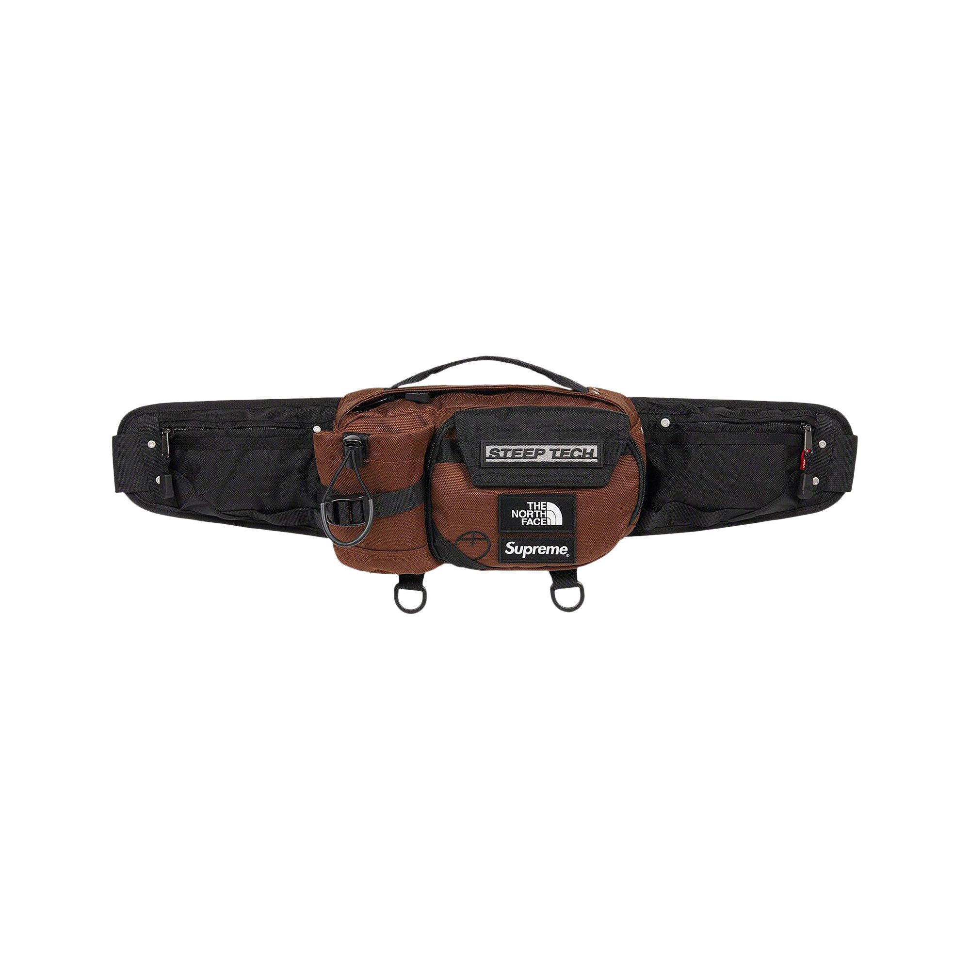 送料無料◆2024新品  Tech Steep Face North The x Supreme Buy Waist 'Brown Bag バッグ