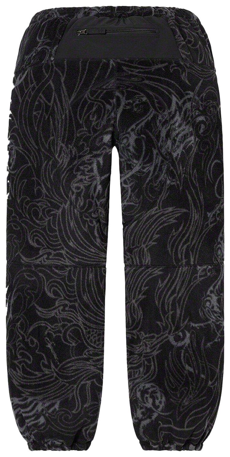 Supreme x The North Face Steep Tech Fleece Pant Black Dragon