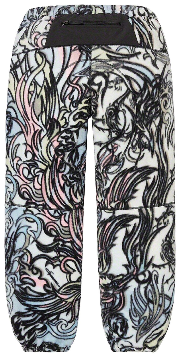 Supreme x The North Face Steep Tech Fleece Pant Multicolor Dragon