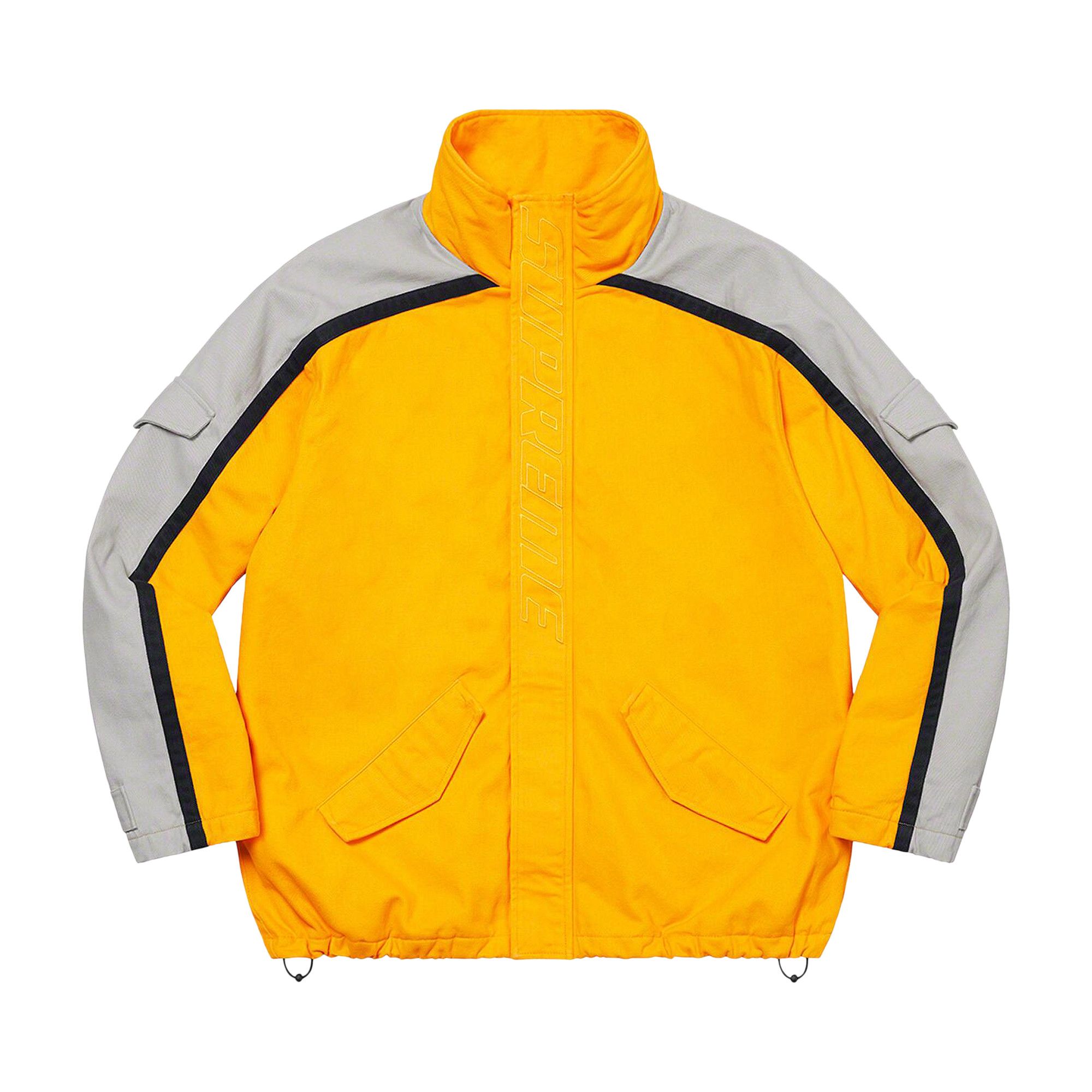 Supreme ナイロンジャケット XL イエロー Buy Supreme Brushed Twill Zip Jacket 'Yellow' - FW22J48 YELLOW | GOAT