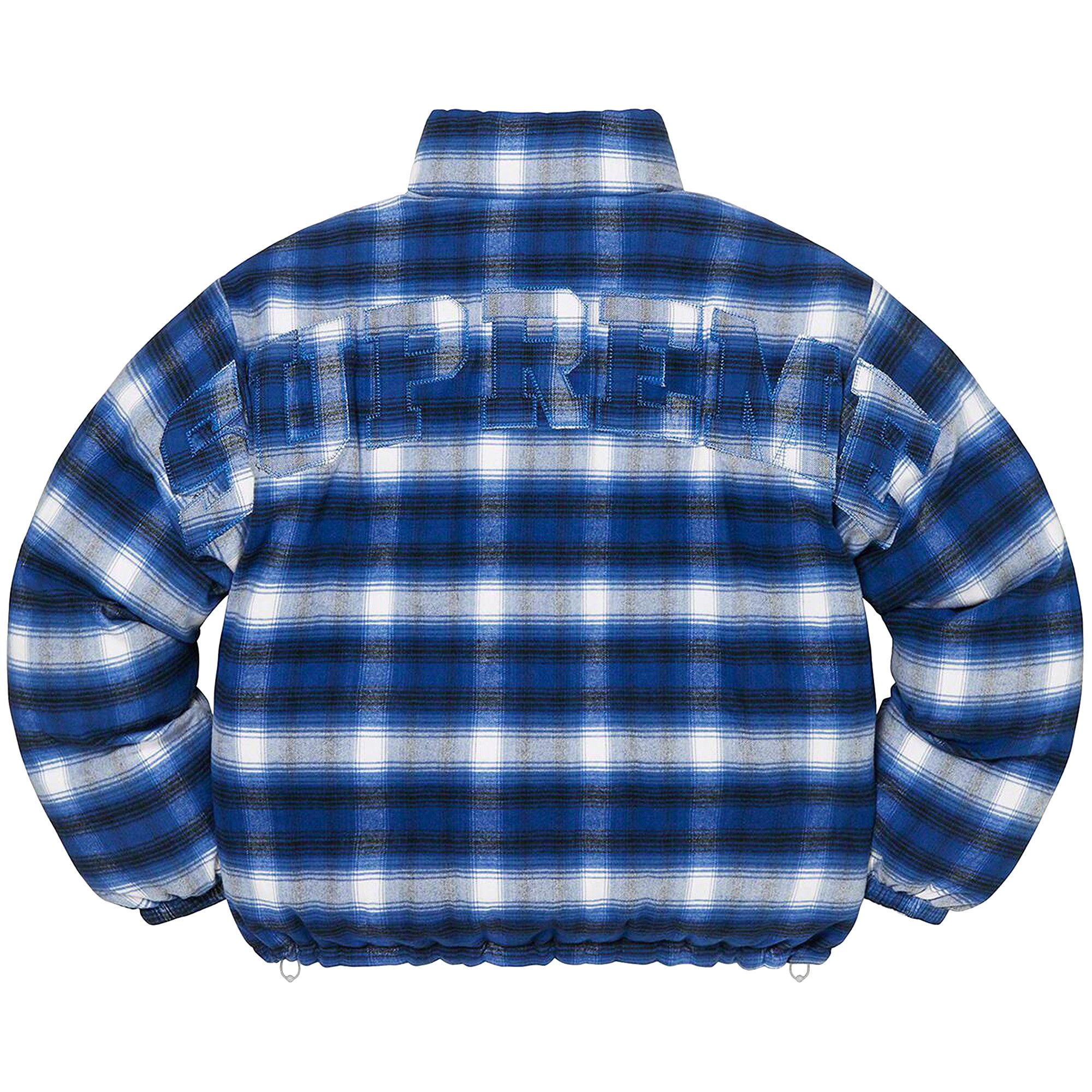 ジャケット・アウター Supreme Flannel Reversible Puffer Jacket Supreme Flannel Reversible Puffer Jacket (FW22) - $298