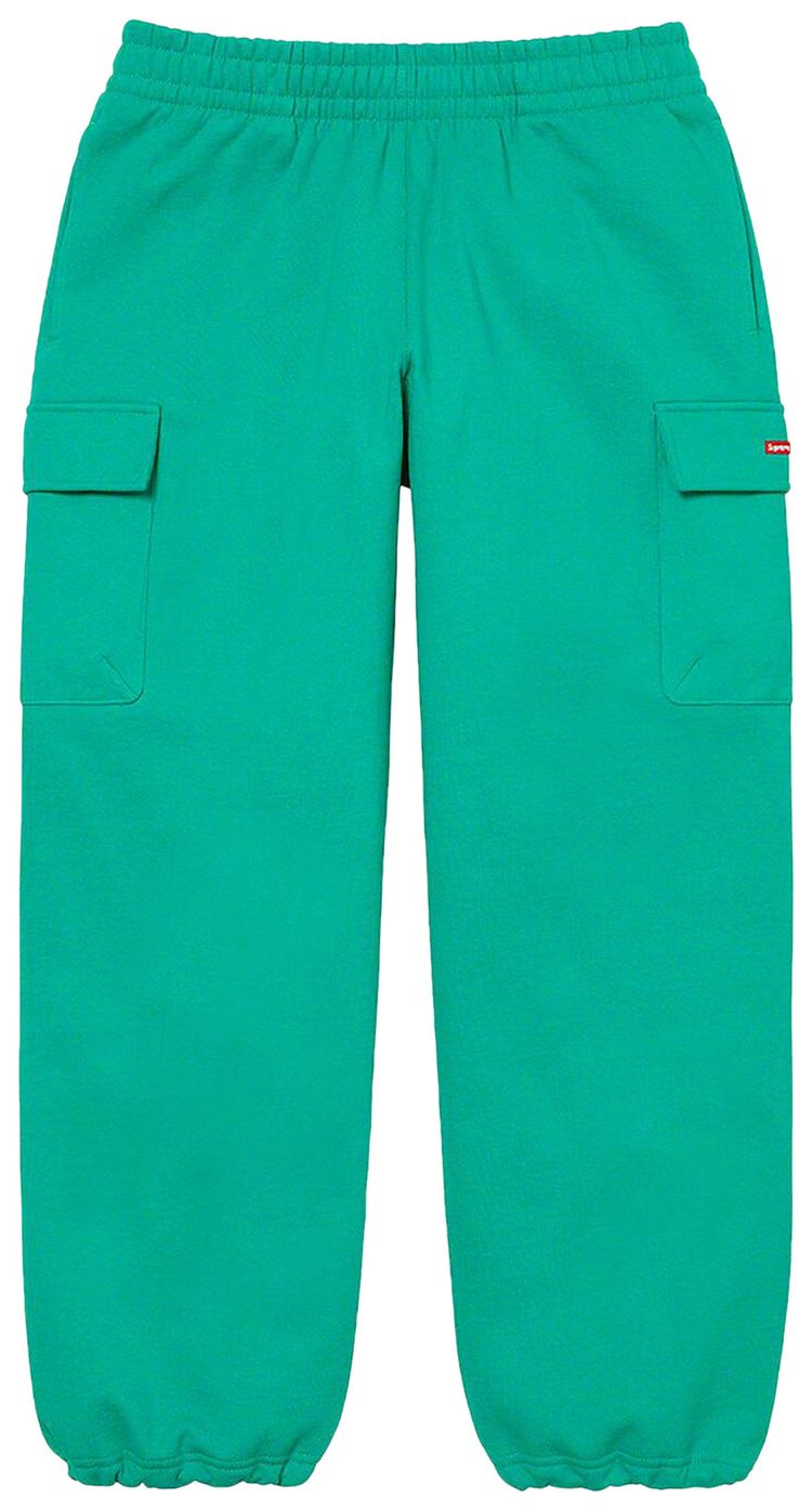Supreme Small Box Cargo Sweatpant Dark Aqua