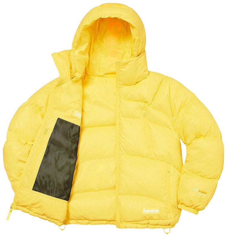 Supreme Reversible Featherweight Down Puffer Jacket Yellow