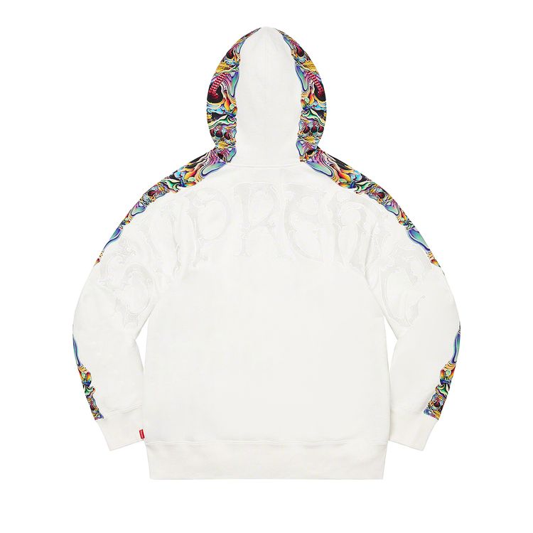 Buy Supreme Skulls Zip Up Hooded Sweatshirt 