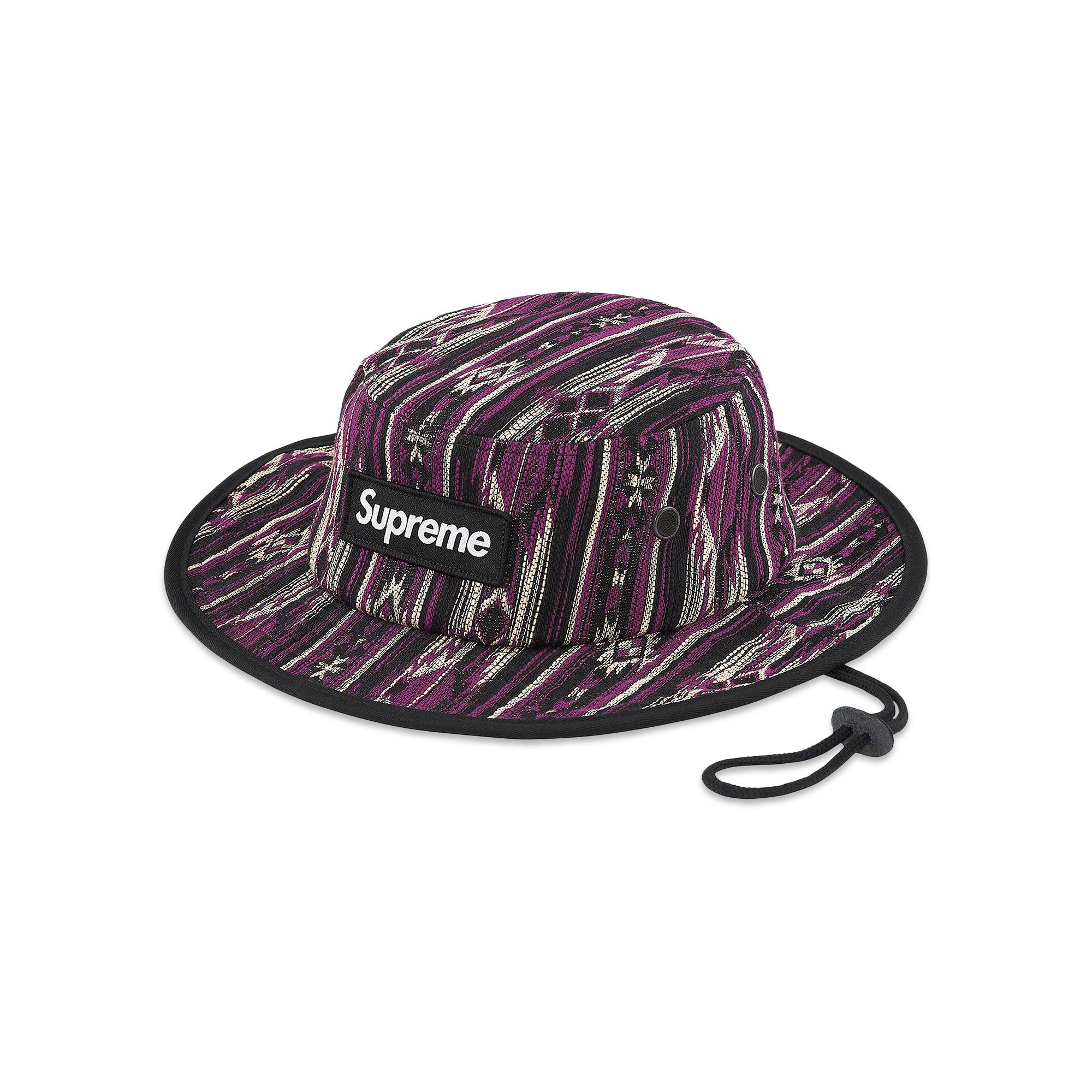 Buy Supreme Woven Pattern Boonie 'Purple' - FW22H41 PURPLE | GOAT CA