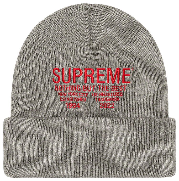 Supreme Nothing But Beanie Grey