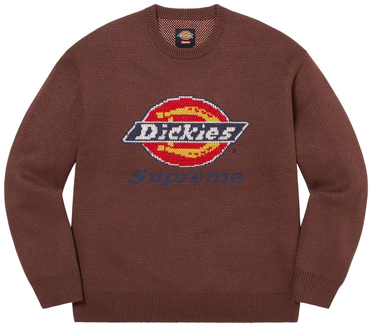 Supreme x Dickies Sweater Brown