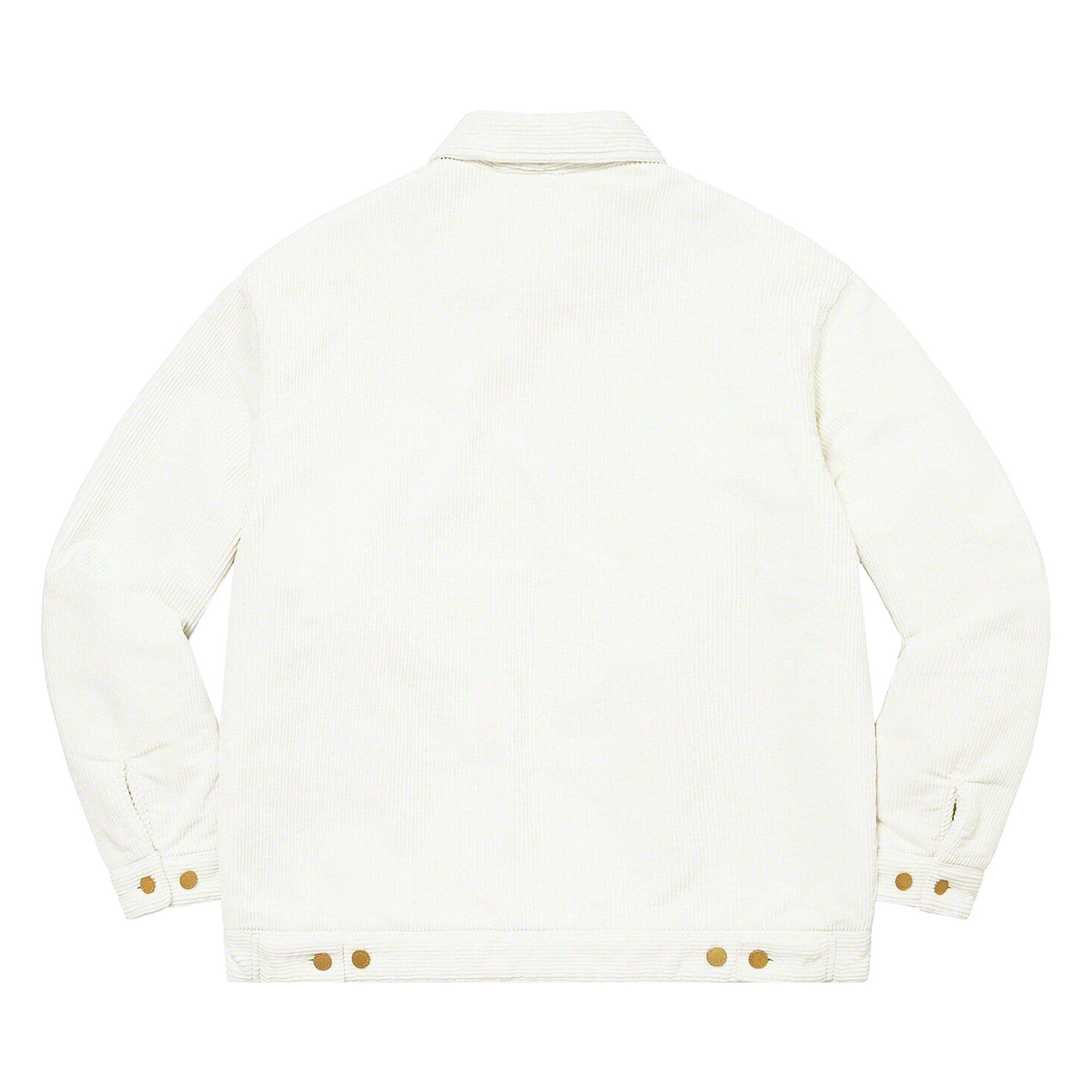 Buy Supreme x Dickies Corduroy Work Jacket 'White' - FW22J14 Buy Supreme x Dickies Corduroy Work Jacket 'White' - FW22J14