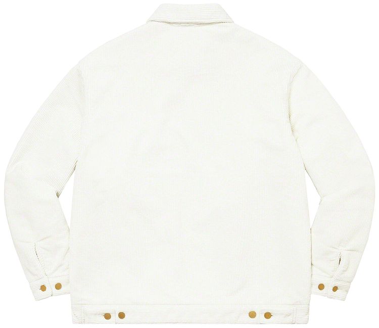 Supreme x Dickies Corduroy Work Jacket White